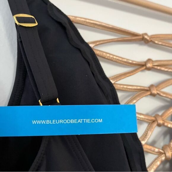 Women's Bleu Core-Lace-Down Mio One-Piece Swimsuit Black/Gold Size 6 - Picture 12 of 14